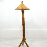 Lampadaire en bambou, années 1950