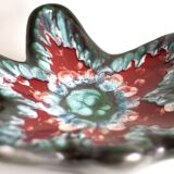 Flat ceramic Longwy Tourmalines, Made in France