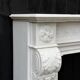 Napoleon III fireplace in statuary white marble, circa 1880.