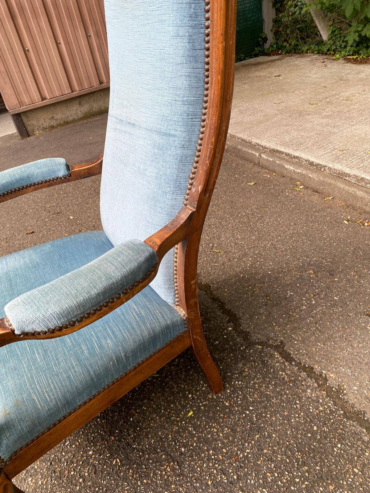 Fauteuil Voltaire Louis Philippe d'époque XIXe siècle