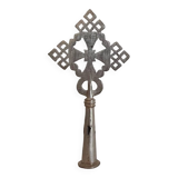 Petite croix de procession copte éthiopienne