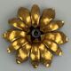 Wall sconce in brass