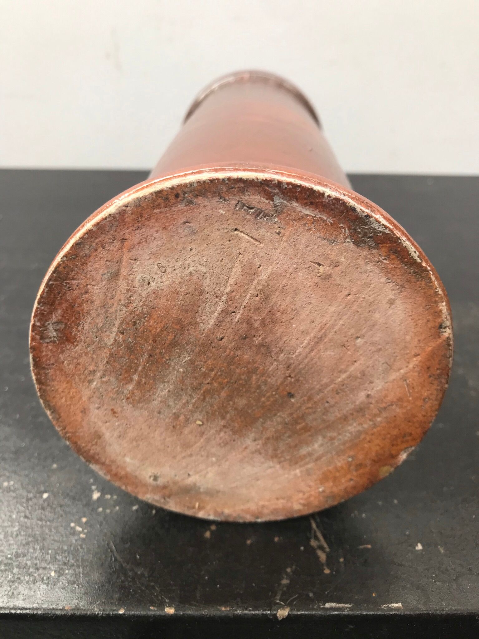 Former pitcher brown sandstone vintage 50s