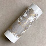 XL Scandinavian vintage Björn Wiinblad vase Sammuramat, Rosenthal, gold decor