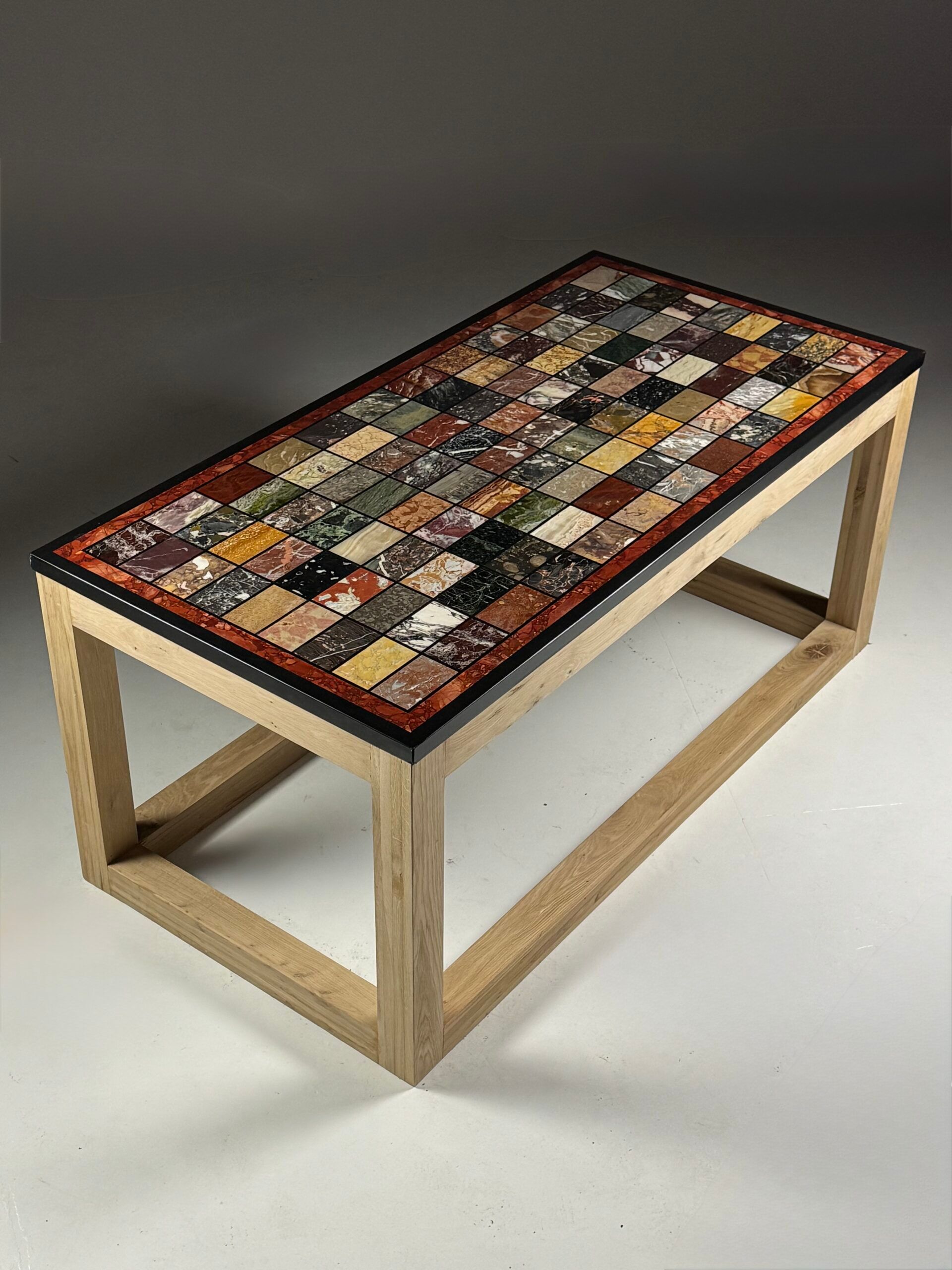 Marble specimen table vintage