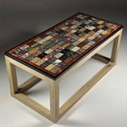 Marble specimen table vintage