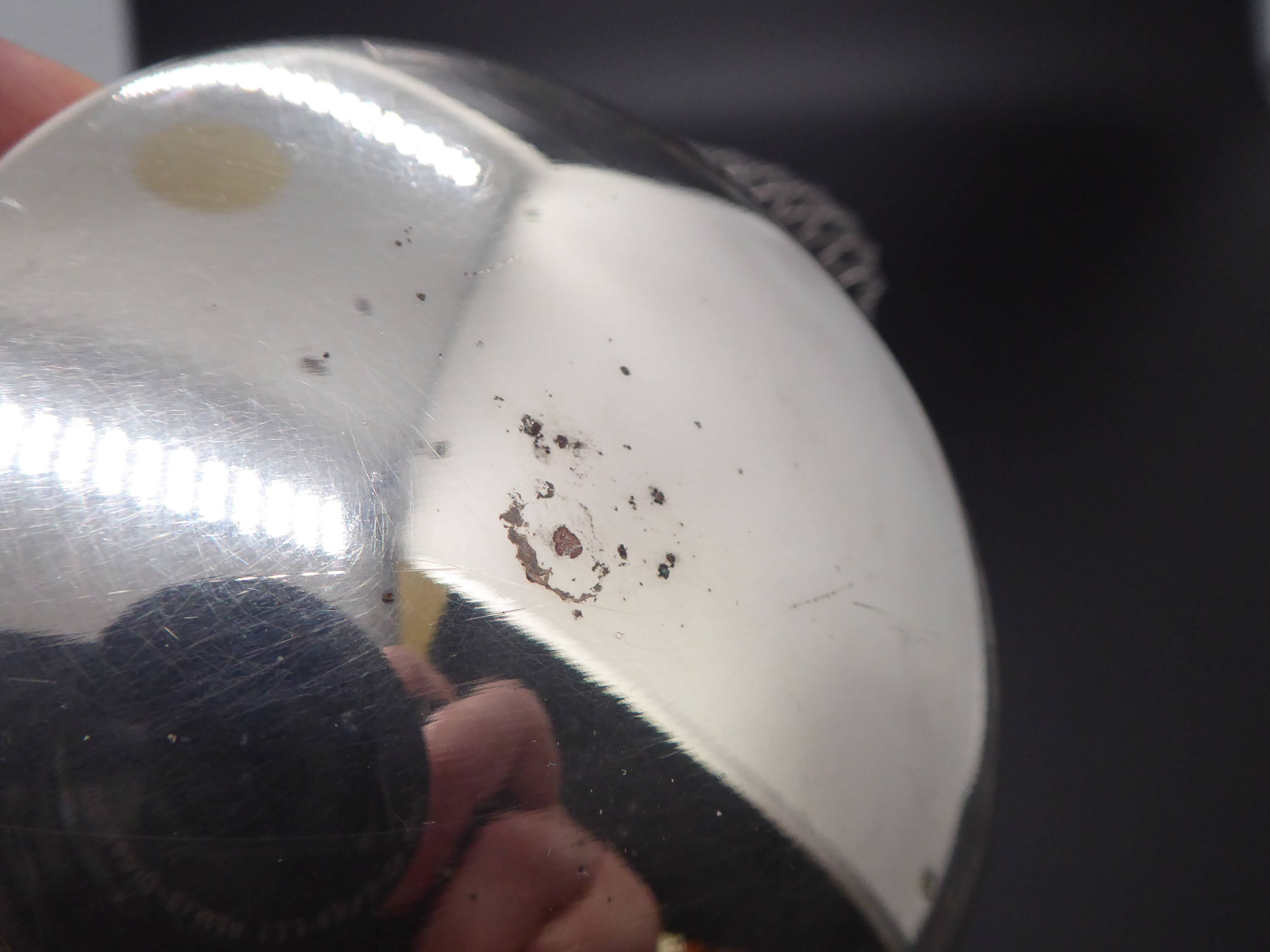 Butter maker in silver metal coquillor ice