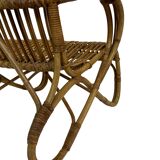 Vintage Rattan Sofa Belse 8 Design 1960s Rohe Noordwolde