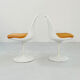 Set of 4 Tulip chairs by Eero Saarinen for Knoll, 1970