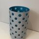 Vase design en verre overlay