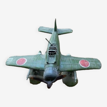 Mitsubishi A6M5C Zero Tsukuba Naval Air Corps 1945 Modèle réduit métal  taille 28 cm envergure