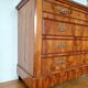 Louis-Philippe Commode (19th century) Walnut Burl Saint Anne Marble