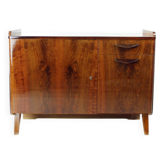 Midcentury Sideaboard In Walnut By Tatra, Czechoslovakia 1960s