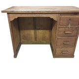 Vintage Oak Desk - René Gabriel Style - Design Reconstruction