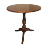 Swivel side table in fruit wood