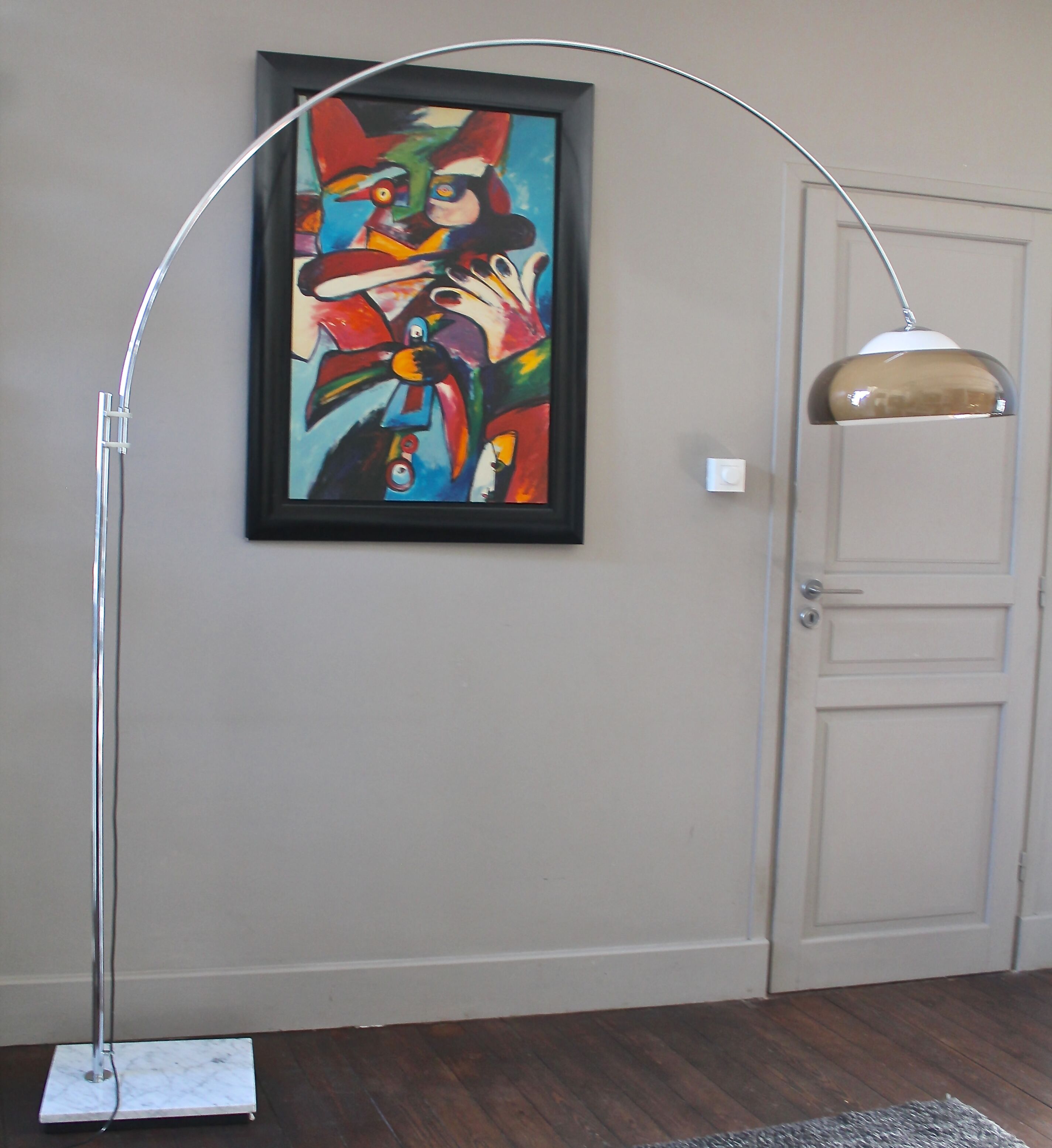 Guzzini arc floor lamp 1960/1970