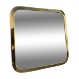 Vintage brass mirror