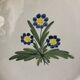Old 19th century plate hand-painted wally earthenware or other