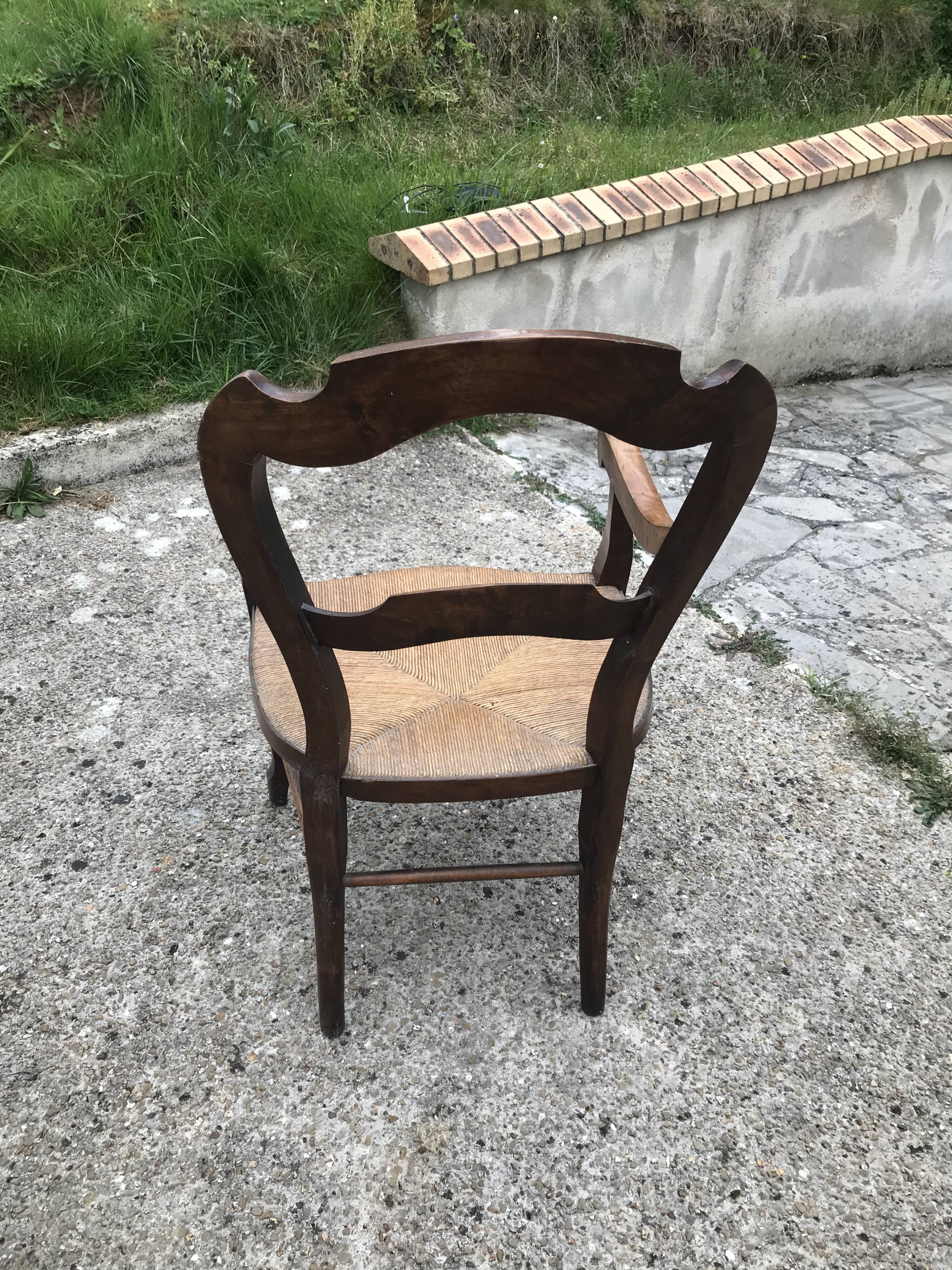 Armchair paillé
