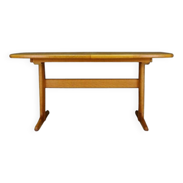 Table milieu de siècle design danois frêne rétro