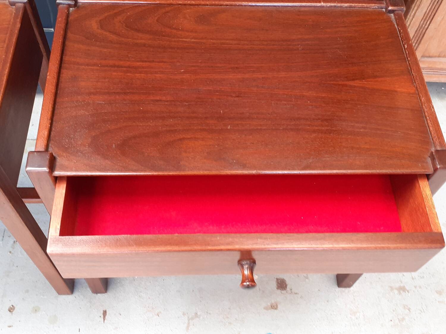 Pair of Scandinavian bedside tables