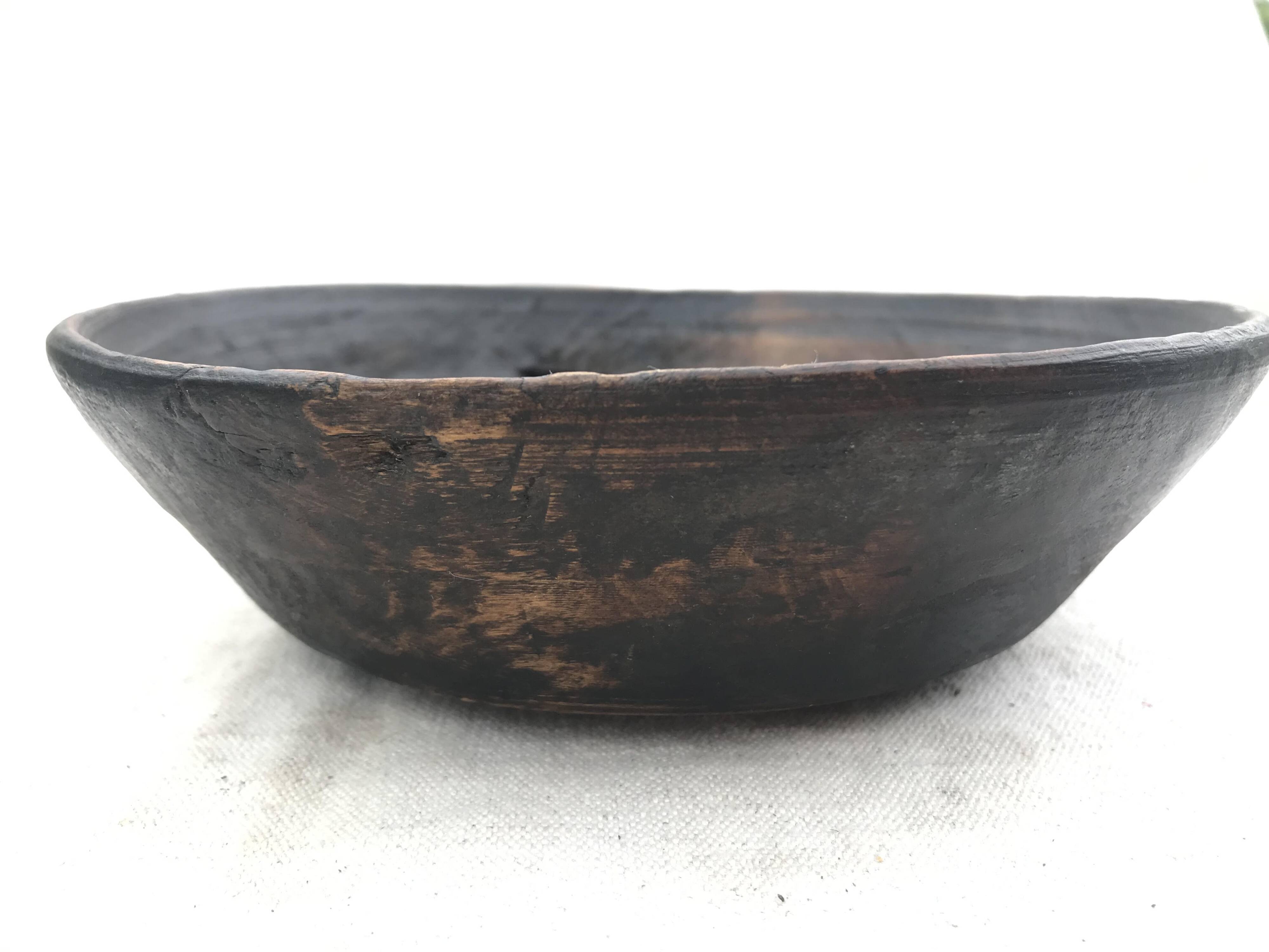 Antique wooden bowl