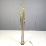 Murano glass leaf Floor Lamp, 1980s