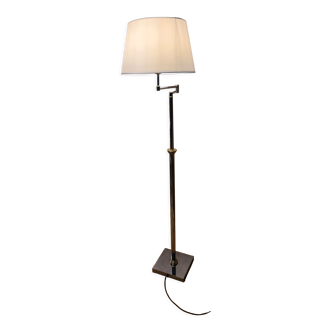 Liseuse lampadaire chrome 1970 Delux