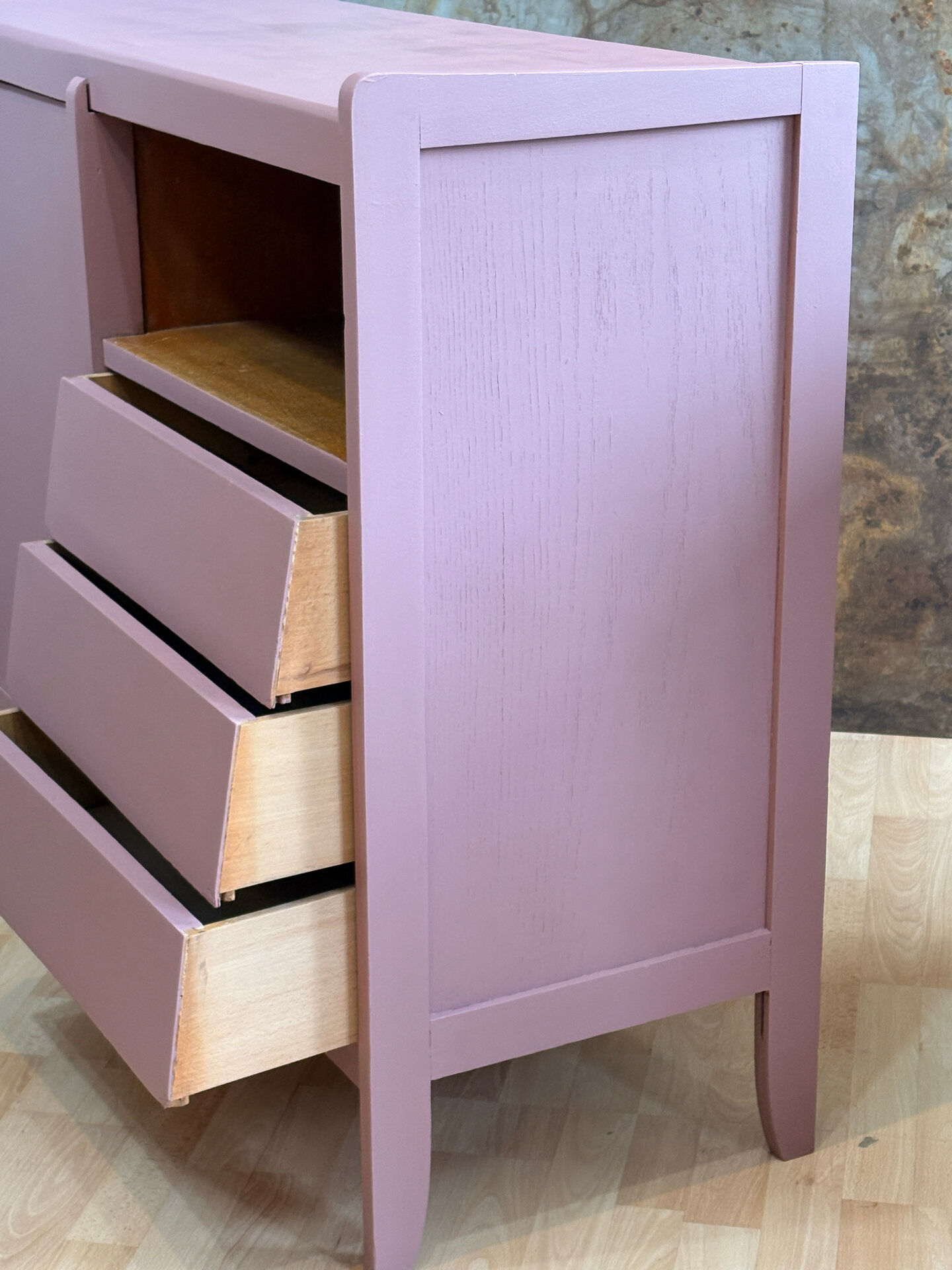 Commode années 50 rose mercerie
