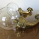 Pair of theater wall sconces in bronze art deco 30s