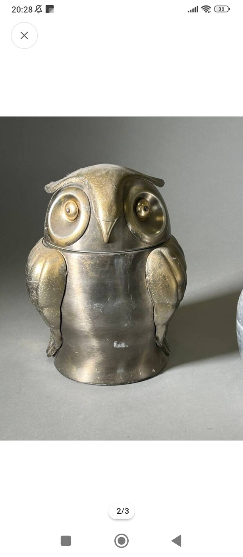 deux seaux à glace en aluminium