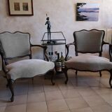 pair of Chippendale armchairs 1950
