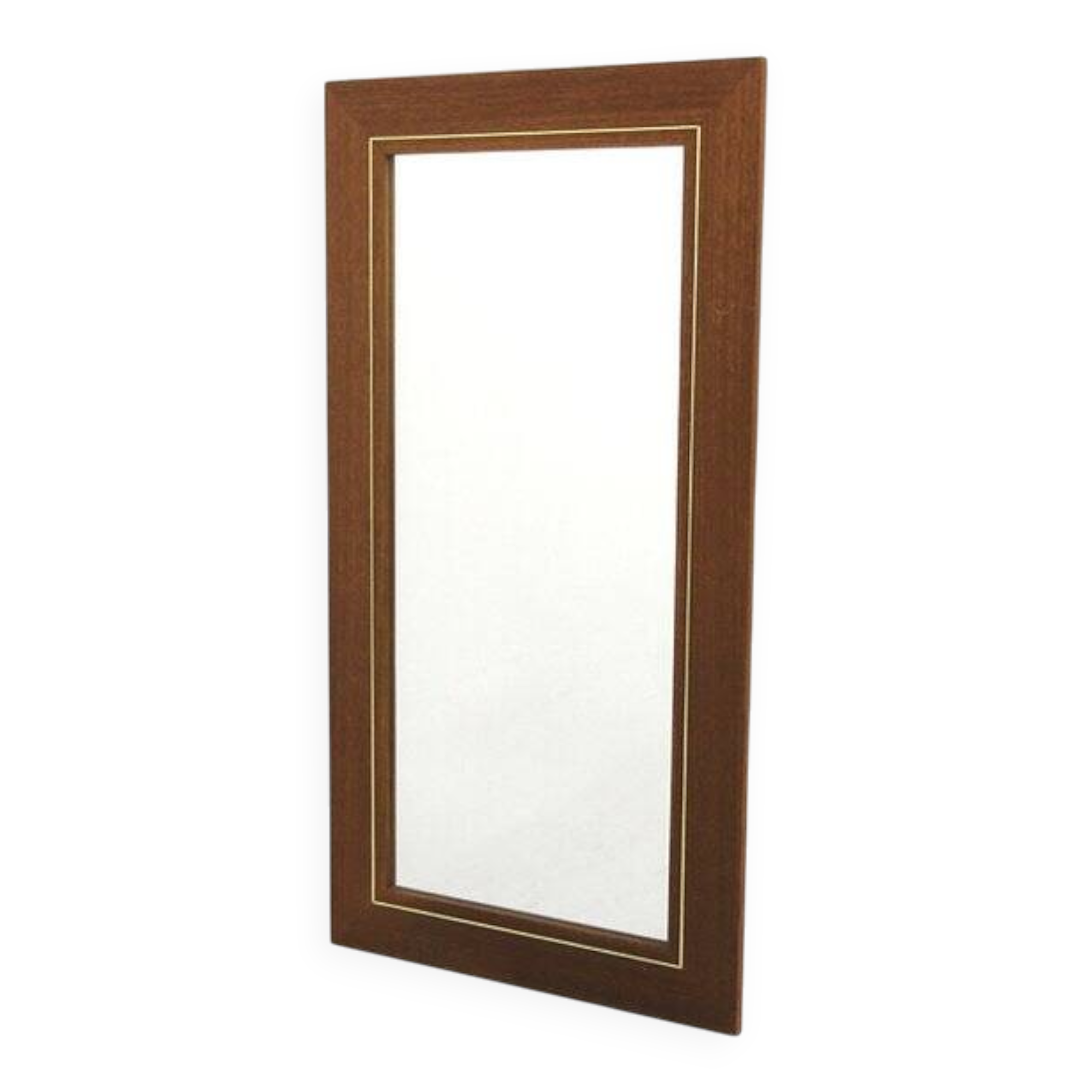 Scandinavian teak mirror, Sweden, 1960, 111cm x 58cm