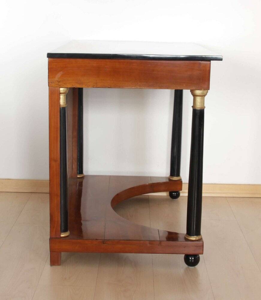 German Biedermeier Console Table in Cherry, 1820