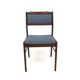 4 Scandinavian walnut chairs, Sweden, 1960