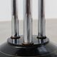 Art Deco pedestal table with black lacquered base, France 1920s