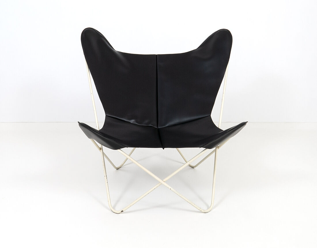 Butterfly chair design jorge ferrari-hardoy, 50/60s