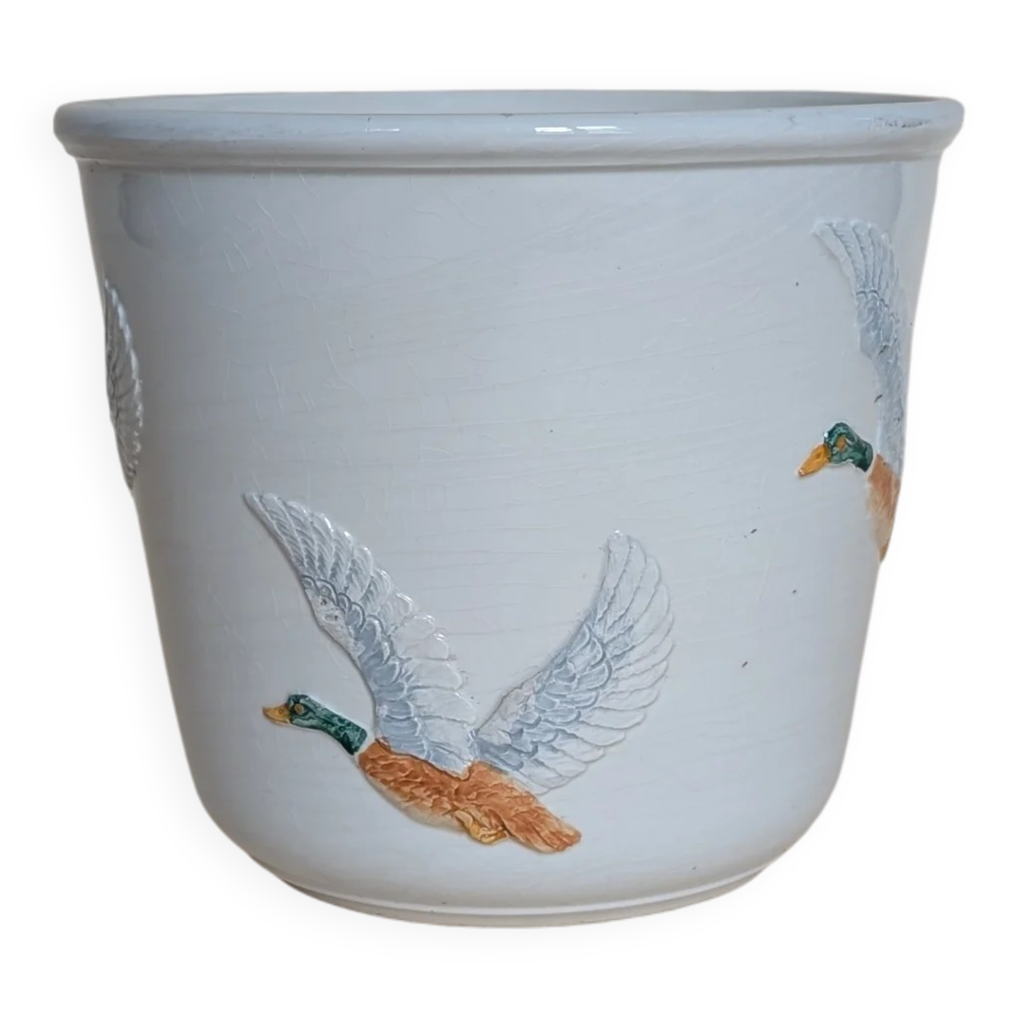 Duck cache pot