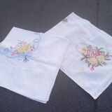 Embroidered tablecloth and table runner