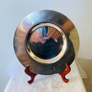 Petrossian silver-plated metal dish, hallmarked, France