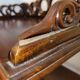 Antique Art Nouveau shelf in carved wood