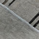 6x12 Gray & Black Modern Hemp Rug, 184x379Cm