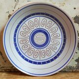 Five vintage MBFA PORNIC ceramic soup plates Daphné service