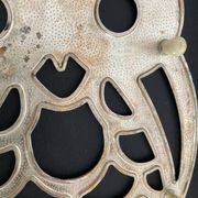 Dessous de plat hibou Italy en métal argenté