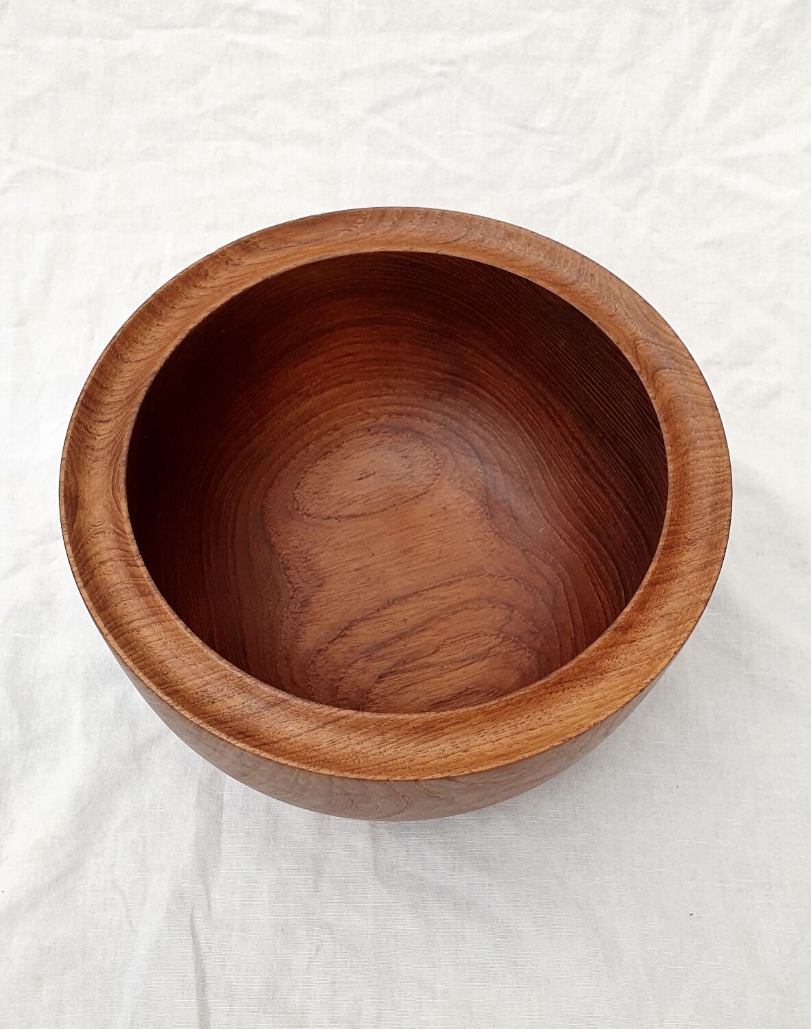 Danish teak salad bowl