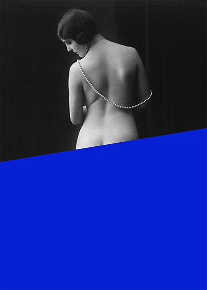 Vintage photography woman nude back Belle Époque 1930 - A3