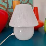 Lampe à poser champignon en verre de Murano