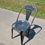 Lot de 8 chaises Multipl's années 50 par Joseph Mathieu