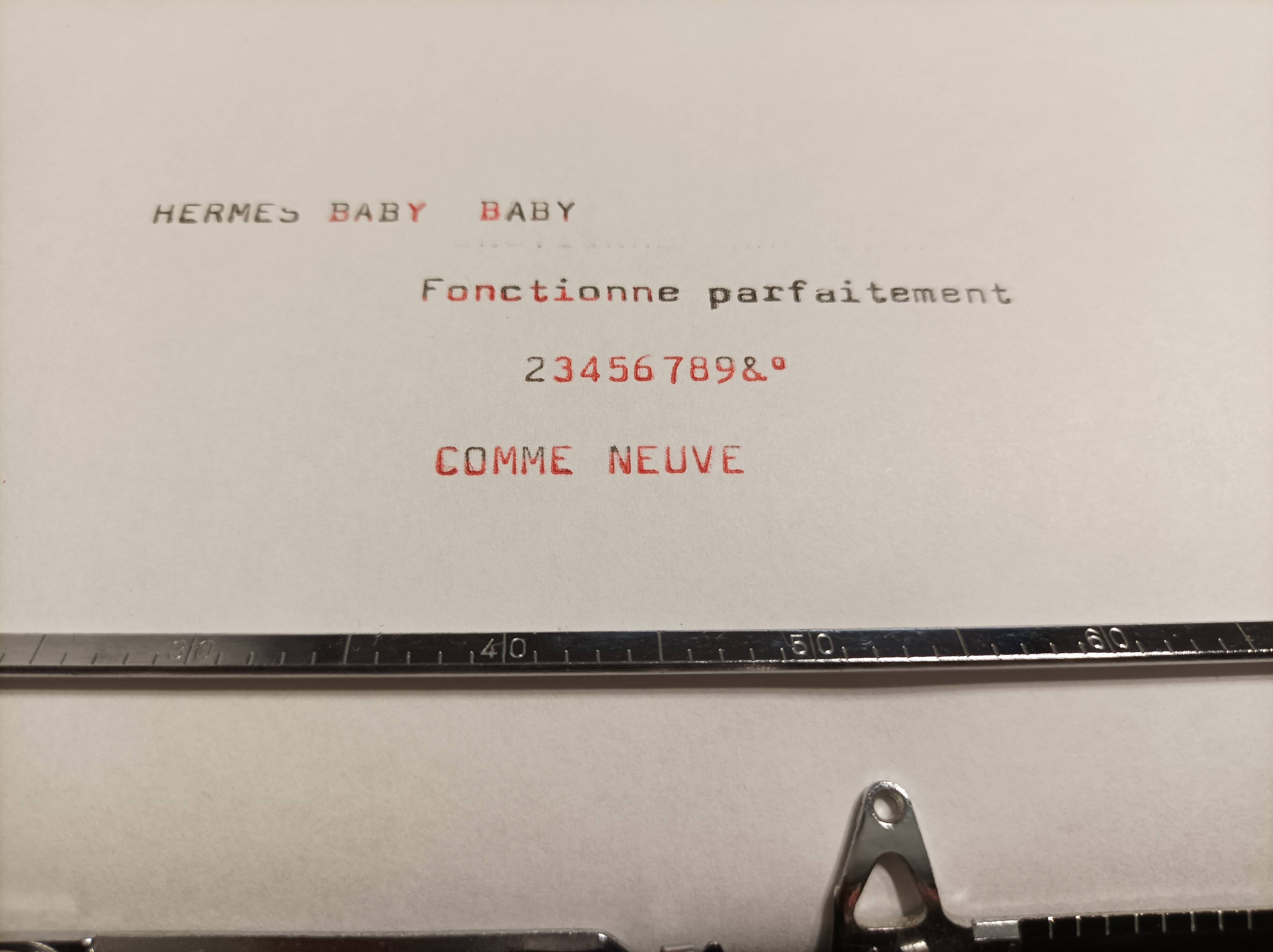 Hermès Baby white typewriter