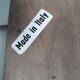 Vintage wooden and earthenware musical trivet (La vie en rose)